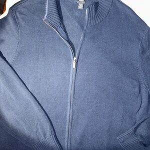Dockers Men's Navy Zip-Up Sweater XXL
